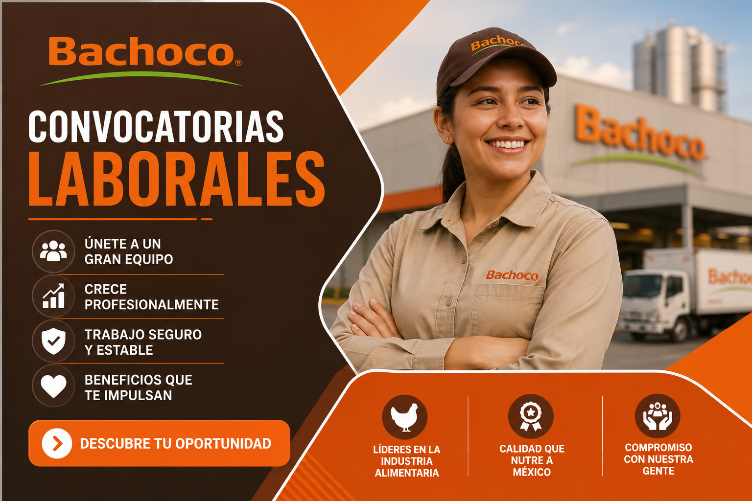 Información y oportunidades laborales en Bachoco